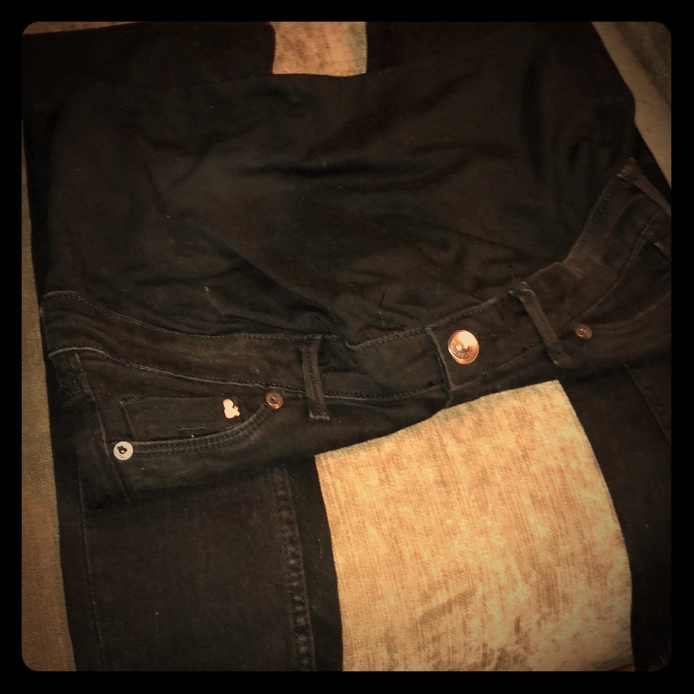 H&M Maternity Black Skinny stretchy jeans